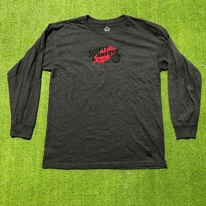 SCOTTY CAMERON CIRCLE T RETRO PALETTE LONG SLEEVE SHIRT L Charcoal
